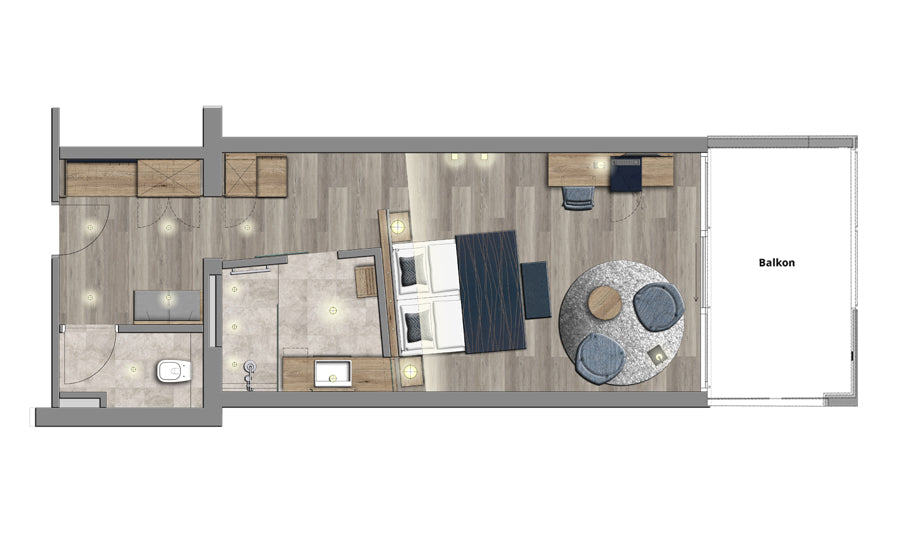 Plattegrond Panorama Suite